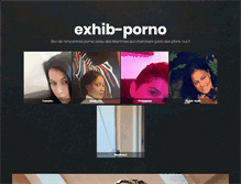 Tablet Screenshot of exhib-porno.com